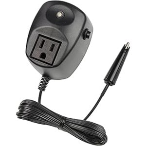 Pictured is the Hydrocheck HC5000T electonric switch for sewage pump with customizable runtime setting. HC5000T has only one sensor and run time is set with Smart Button. 